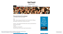 Desktop Screenshot of getfresh.wordpress.com