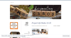 Desktop Screenshot of documentingchaos.wordpress.com