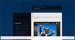 Desktop Screenshot of drclaytonnoeldc.wordpress.com