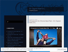 Tablet Screenshot of drclaytonnoeldc.wordpress.com