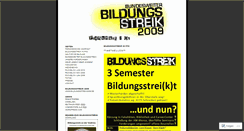 Desktop Screenshot of bildungsstreikviadrina.wordpress.com