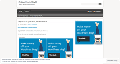 Desktop Screenshot of liveonlinemovie.wordpress.com
