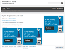 Tablet Screenshot of liveonlinemovie.wordpress.com