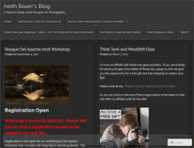 Tablet Screenshot of keithbauer.wordpress.com