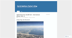 Desktop Screenshot of davidmatthewparker.wordpress.com