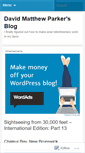 Mobile Screenshot of davidmatthewparker.wordpress.com