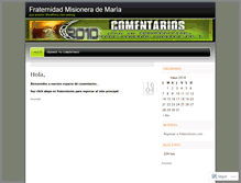 Tablet Screenshot of comentariosfmm.wordpress.com