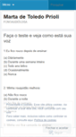 Mobile Screenshot of martaprioli.wordpress.com