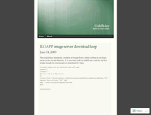 Tablet Screenshot of codeflicker.wordpress.com