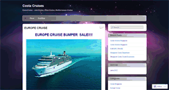 Desktop Screenshot of costacruise.wordpress.com