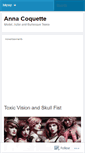Mobile Screenshot of annacoquette.wordpress.com