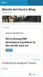 Mobile Screenshot of bennietenhove.wordpress.com