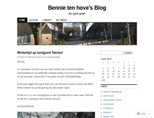 Tablet Screenshot of bennietenhove.wordpress.com