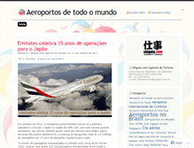 Tablet Screenshot of aeroportosdomundo.wordpress.com