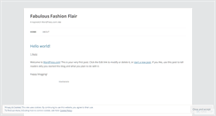 Desktop Screenshot of myonlyfashion.wordpress.com