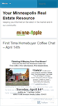Mobile Screenshot of minneapplerealestate.wordpress.com