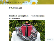 Tablet Screenshot of busyellebee.wordpress.com