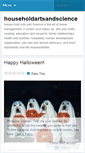 Mobile Screenshot of householdartsandscience.wordpress.com