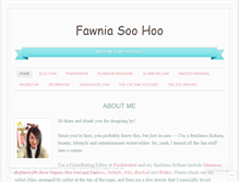 Tablet Screenshot of fawnianyc.wordpress.com