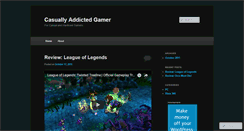 Desktop Screenshot of casuallyaddictedgamer.wordpress.com