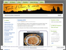Tablet Screenshot of fuenteelolmoturincon.wordpress.com