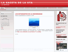 Tablet Screenshot of lagacetadelauta.wordpress.com