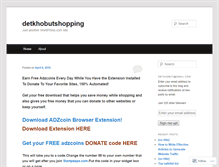 Tablet Screenshot of detkhobutshopping.wordpress.com
