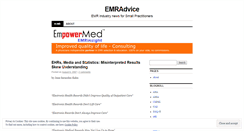 Desktop Screenshot of emradvice.wordpress.com
