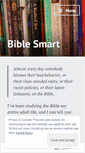 Mobile Screenshot of biblesmart.wordpress.com
