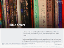 Tablet Screenshot of biblesmart.wordpress.com