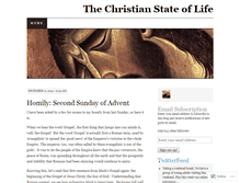 Tablet Screenshot of christianstate.wordpress.com