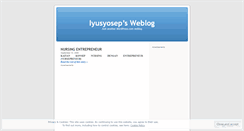 Desktop Screenshot of iyusyosep.wordpress.com