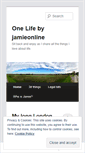 Mobile Screenshot of jamieonline.wordpress.com