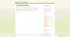 Desktop Screenshot of kochenmitautisten.wordpress.com