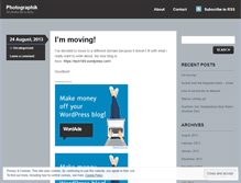 Tablet Screenshot of photographikblog.wordpress.com