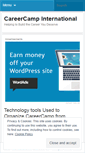 Mobile Screenshot of careercamp.wordpress.com