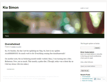 Tablet Screenshot of kiasimon.wordpress.com