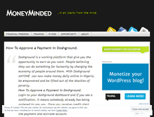 Tablet Screenshot of moneyminded1.wordpress.com