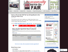 Tablet Screenshot of communityservicedayfair.wordpress.com
