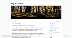 Desktop Screenshot of blogdiluciano.wordpress.com