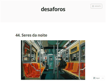 Tablet Screenshot of desaforos.wordpress.com