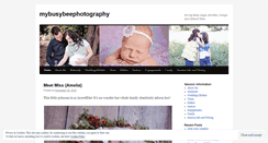 Desktop Screenshot of mybusybeephotography.wordpress.com