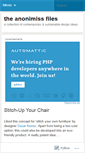 Mobile Screenshot of anonimiss.wordpress.com