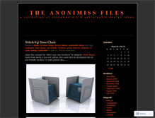 Tablet Screenshot of anonimiss.wordpress.com