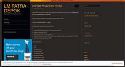 Desktop Screenshot of lmpatradepok.wordpress.com