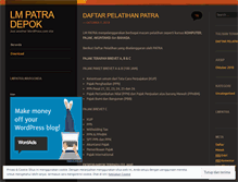 Tablet Screenshot of lmpatradepok.wordpress.com