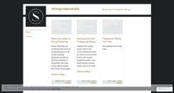 Desktop Screenshot of miningcoalaustralia.wordpress.com