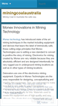 Mobile Screenshot of miningcoalaustralia.wordpress.com