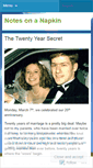 Mobile Screenshot of notesonanapkin.wordpress.com
