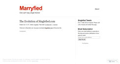 Desktop Screenshot of marryfied.wordpress.com